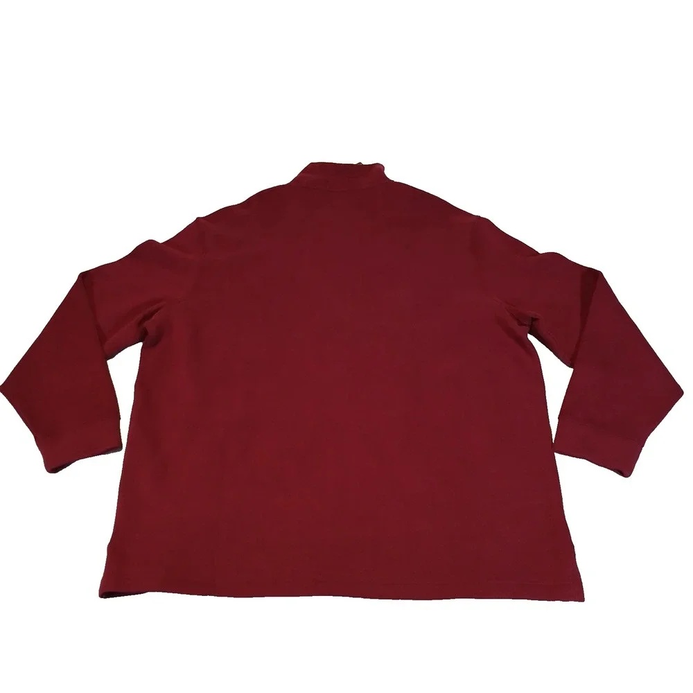 Polo Ralph Lauren Quarter Zip Red Yellow Pony Sweater‎ Men's Size XXL New